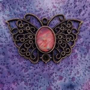 Handmade Butterfly Pendant Necklace